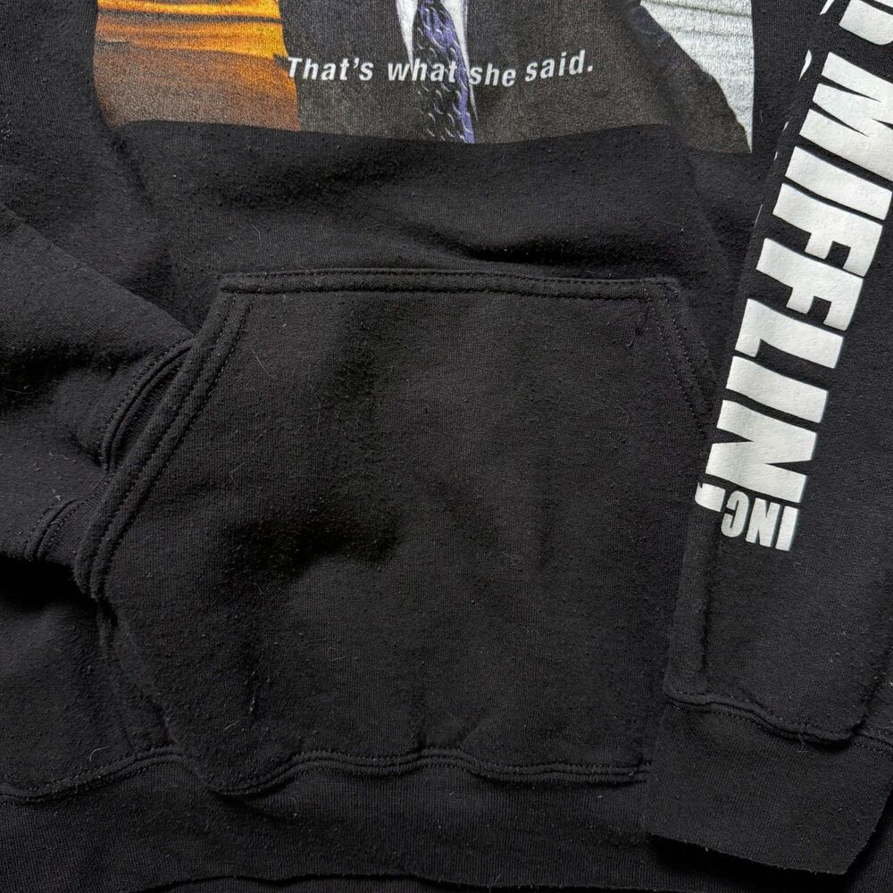 The Office Michael "That's What She Said" Hoodie Sz Med, Dunder Mifflin 2/$15 - Picture 5 of 12